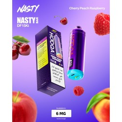 Nasty Hooqa disposable 15000 Puffs Cherry Peach Raspberry